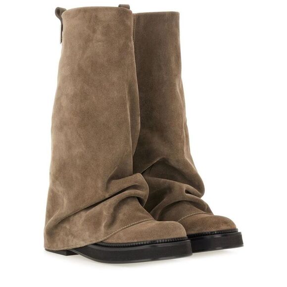 THE ATTICO Women's Pointed Toe Stiletto Thigh-High Boots Women BROWN - Picture 2 of 4